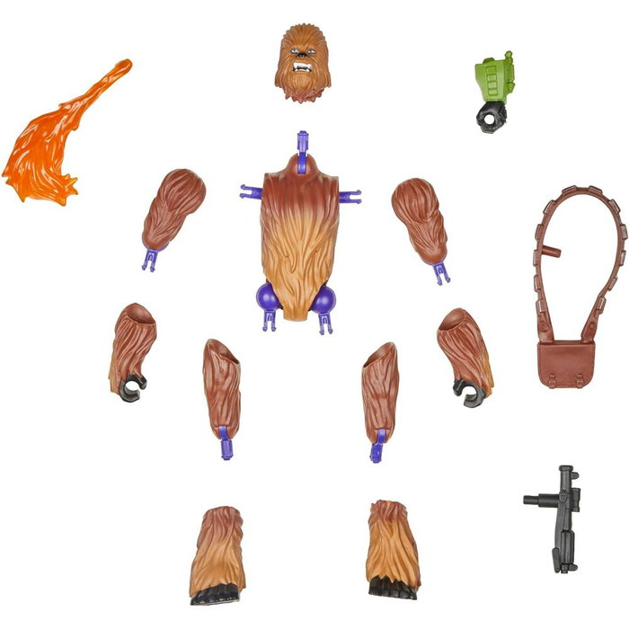 HASBRO Star Wars Mix Mashers - Figure articulée Chewbacca 12 cm avec connecteurs universaux