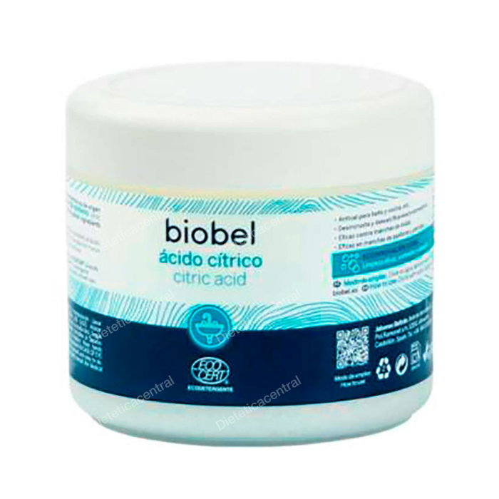 BIOBEL Acide Citrique Monohydrate 500 g - Détartrant 100% Origine Naturelle pour Salle de Bains et Cuisine - Certifié ECOCERT - Végétalien et Sans Parfum BIOBEL Acide Citrique Monohydrate 500 g - Détartrant 100% Origine Naturelle pour Salle de Bains et Cuisine - Certifié ECOCERT - Végétalien et Sans Parfum