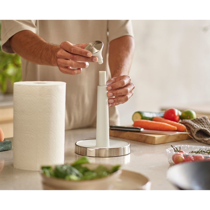 Joseph Joseph Push&Tear Stone Kitchen Roll Holder