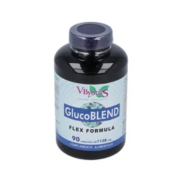 VBYOTICS Glucoblend 90 Gélules Complément Alimentaire Articulations Glucosamine Chondroïtine
