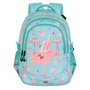 OMP! Run Plus Backpack - Sac à dos Ice Flamin avec port USB, compartiment pour laptop et ventilation - 44x34x21 cm - Turquoise