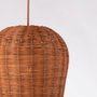 Lampe À Suspension Gusau en Rotin naturalne style boho-chic