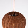 Lampe À Suspension Gusau en Rotin naturalne style boho-chic