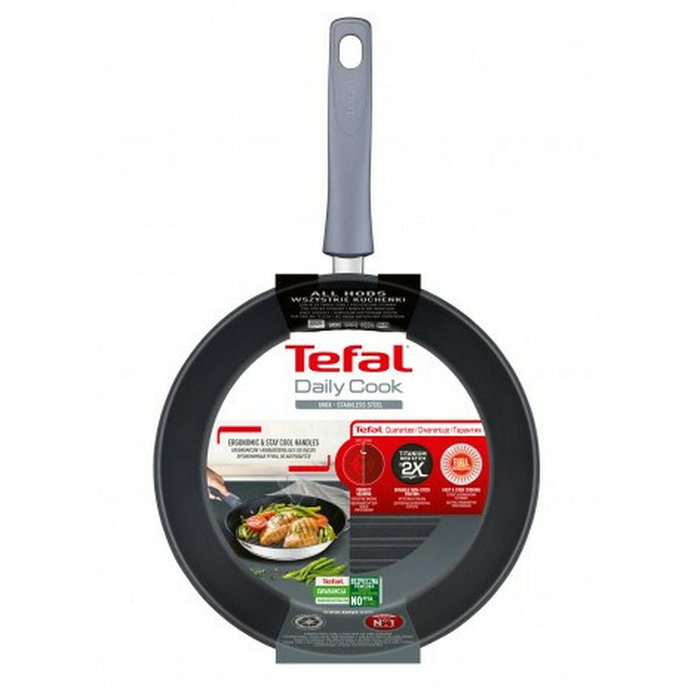 Tefal Poêle G7314055 Noir Acier inoxydable Bakélite Ø 26 cm Tefal Poêle G7314055 Noir Acier inoxydable Bakélite Ø 26 cm