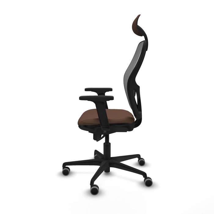 Piqueras y Crespo 2D036G1 Chaise de Bureau avec Appui-tête Gris Brun foncé Piqueras y Crespo 2D036G1 Chaise de Bureau avec Appui-tête Gris Brun foncé