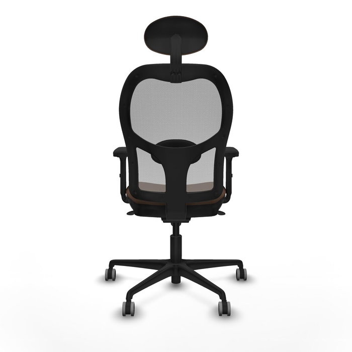 Piqueras y Crespo 2D036G1 Chaise de Bureau avec Appui-tête Gris Brun foncé Piqueras y Crespo 2D036G1 Chaise de Bureau avec Appui-tête Gris Brun foncé