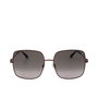 Jimmy Choo LILI/S - Lunettes de soleil femme cadre carré en acier inoxydable - Pont 16 mm, verres Ø58 mm, branches 145 mm