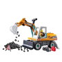 PLAYMOBIL Action Heroes Jeu de construction - Excavadora Grande avec cabine pivotante et pelle mobile - Pour enfants 4 ans et plus - 71749