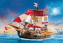 Playmobil Barco Pirata - Bateau Pirate avec Figurines, Accessoires et Cofre au Trésor - Jouet pour Enfants à Partir de 4 Ans