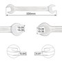GSC Evolution Clé plate fixe 18 et 19 mm