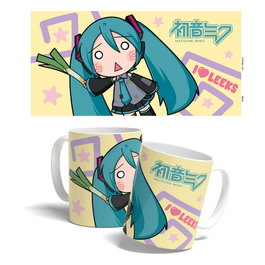 Hatsune Miku mug Miku Chibi Leek Girl 325 ml