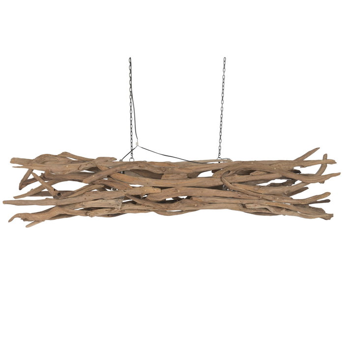Suspension Home ESPRIT Noir Naturel Bois Fer bois de teck 50 W Suspension Home ESPRIT Noir Naturel Bois Fer bois de teck 50 W