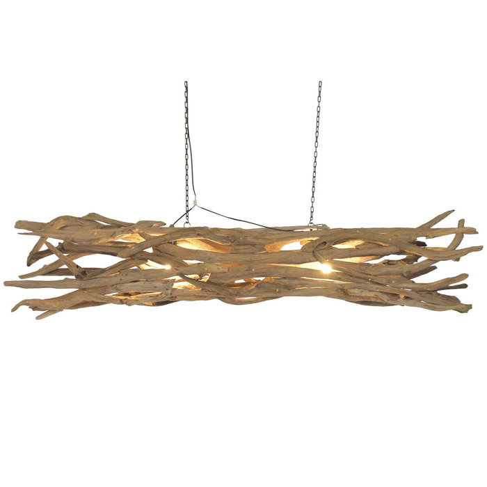 Suspension Home ESPRIT Noir Naturel Bois Fer bois de teck 50 W Suspension Home ESPRIT Noir Naturel Bois Fer bois de teck 50 W