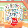 Crayola - Livre de coloriage Bluey avec stickers, 32 pages, à partir de 3 ans, référence 04-2664