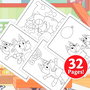 Crayola - Livre de coloriage Bluey avec stickers, 32 pages, à partir de 3 ans, référence 04-2664