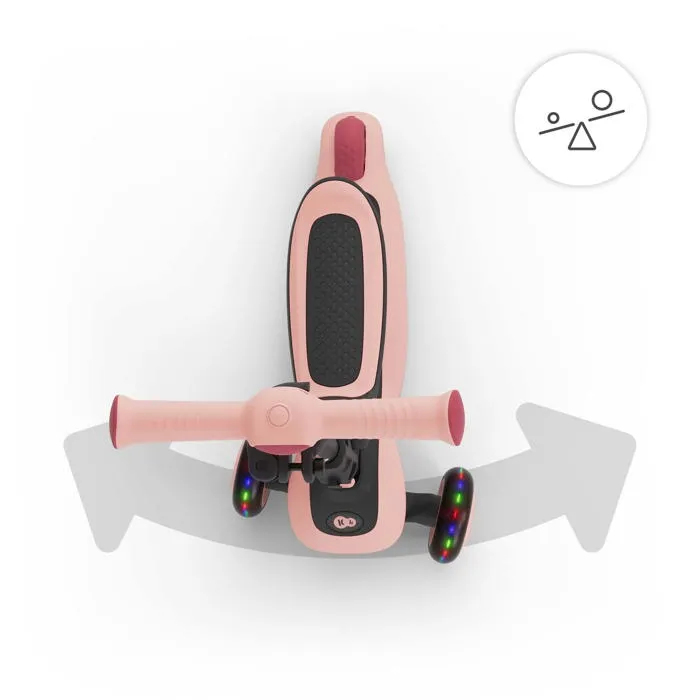 Kinderkraft HALLEY 2 Trottinette 2 en 1 Rose avec siège amovible Kinderkraft HALLEY 2 Trottinette 2 en 1 Rose avec siège amovible