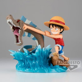 BANPRESTO Figura Monkey D Luffy vs Local Sea Monster Log Stories One Piece 7cm