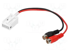 4CARMEDIA Adaptateur Aux vers RCA pour Citroën et Peugeot, Siemens VDO RD4