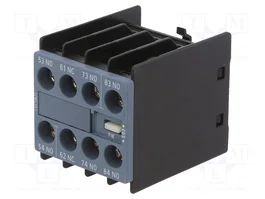 SIEMENS Broches de support S00 bornes à vis 6A NC + NO x3, 3RH2911-1GA31