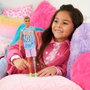Barbie Ken Fashionista Poupée avec Prothèse de Jambe Hjt11 - Cheveux Bruns, Tenue Los Angeles - Multilingue