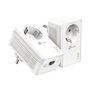 TP-Link TL-PA7017P KIT - Adaptateur CPL AV600 Gigabit avec Prise Ethernet, 2 Prises