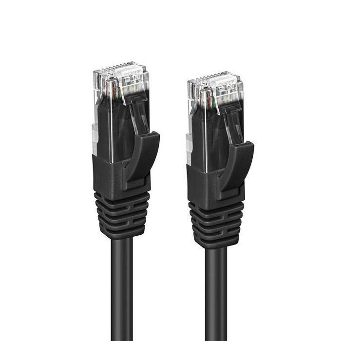MicroConnect Câble réseau CAT5e U/UTP 3m Noir