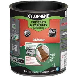 Xylophene - Traitement pour boiseries et parquets - Protecteur et curatif contre insectes, termites et champignons - 1 Litre