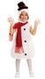 My Other Me Déguisement peluche bonhomme de neige Taille 5-6 ans - Multilingue (Espagnol, Anglais, Français, Italien, Portugais, Allemand) - 100% Polyester