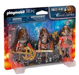 Playmobil Set de 3 Bandidos de Burnham Novelmore - Figurines - Langue de la boîte : Espagnol