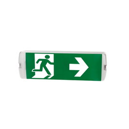 GSC Evolution Adhésif pour luminaires de secours flèche droite 200x75mm