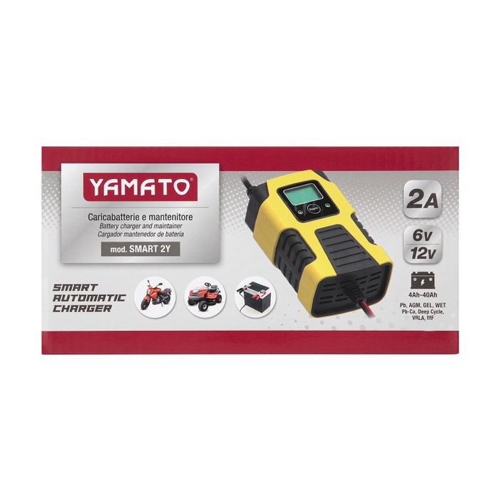 YAMATO Chargeur de batterie Inverter 6V/12V 2A YAMATO Chargeur de batterie Inverter 6V/12V 2A