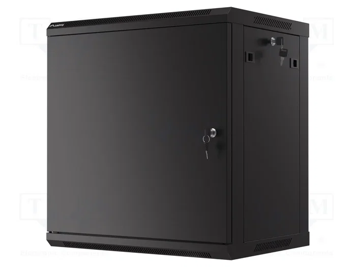 Lanberg WF01-6412-00B Armoire Rack Murale 19 pouces 12U Noir