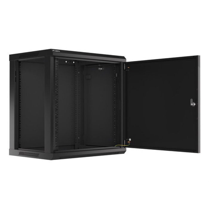 Lanberg WF01-6412-00B Armoire murale rack 19 pouces 12U noir capacité 60 kg Lanberg WF01-6412-00B Armoire murale rack 19 pouces 12U noir capacité 60 kg