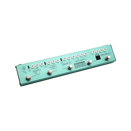 Valeton Dapper Indie – Pédale multi-effets avec tuner, drive, fuzz, chorus/phaser/tremolo, delay et reverb, alimentation 9V DC