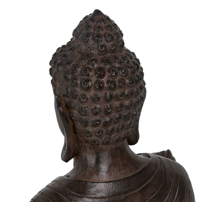 BigBuy Home Figurine Décorative Marron Buda