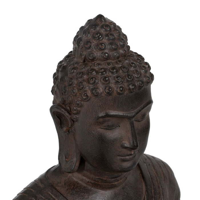 BigBuy Home Figurine Décorative Marron Buda
