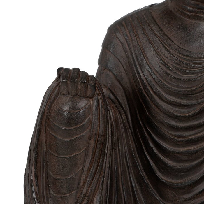 BigBuy Home Figurine Décorative Marron Buda