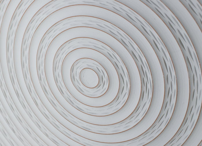 Cabecero Artisanal en MDF Blanc 90x90 cm - Tête de Lit Décorative Gris Clair en Panneau de MDF - GINER Y COLOMER