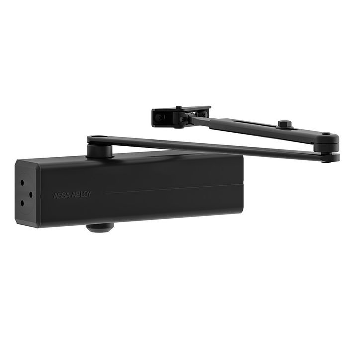 DUVER Cierrapuertas DC140 Corps, Finitions Argenté, Blanc, Noir