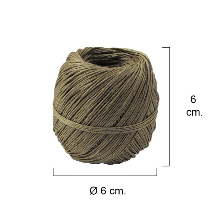 WOLFPACK LINEA PROFESIONAL Ficelle polie n° 6 (bobine 50 g)