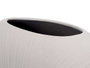 Giftdecor Vase Céramique Circulaire Gris 40 cm (Set de 2)