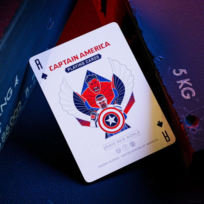 Captain America jeu de cartes à jouer Patriotic Design