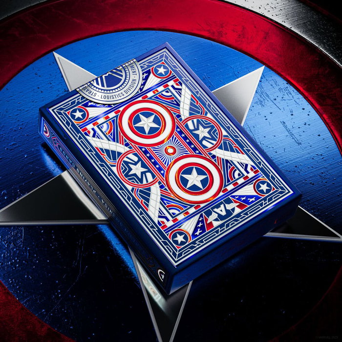 Captain America jeu de cartes à jouer Patriotic Design