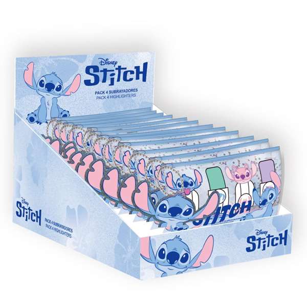 Cerdà Stitch - Ensemble de surligneurs pour enfants dès 3 ans - Multicolore