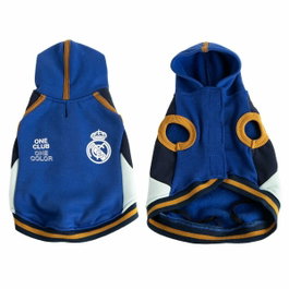 Cerdá Sweat à capuche en polaire Real Madrid pour chien, M, bleu