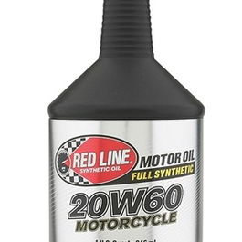 Redline Huile Moto 4T 20 W60 - 946 mL CS12 REDL12604 Synthétique V-Twin