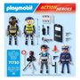 Playmobil Set métiers de la police avec 4 policiers et 35 pièces 71730