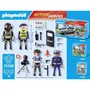 PLAYMOBIL 71730 - Set métiers de la police avec 4 policiers et accessoires, figurines Action Heroes, 35 pièces, jeu de construction dès 4 ans