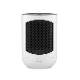 Duux DXCH43 Calefactor Ceramique Zone Personnel 1500 W Blanc avec Thermostat et Reglages Manuel IP21