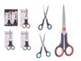 Pincello Ciseaux Moyens 17 cm Surtis Couleurs (Noir, Bleu, Rouge, Vert) Plastique et Acier (Set de 48)